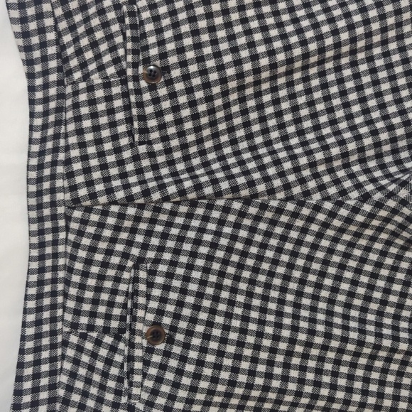 ANTHROPOLOGIE The Essential Crop Flare Pants Color Black/White Size 2 - Picture 13 of 16